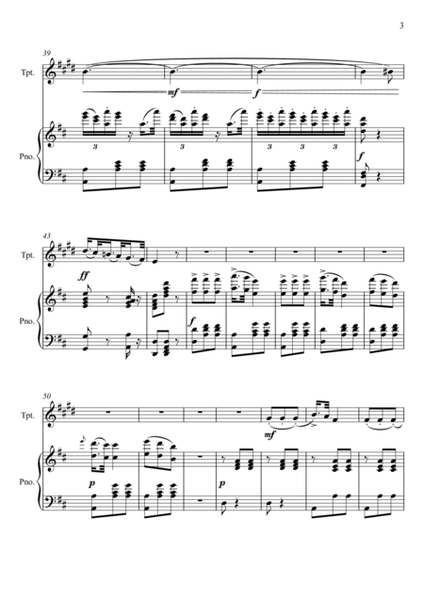 Giuseppe Verdi - La donna e mobile (Rigoletto) Trumpet Solo - D Key image number null