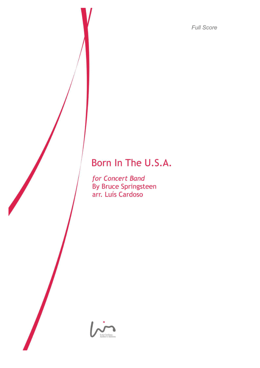 Born In The U.s.a. Concert Band scores gallery preview page 1