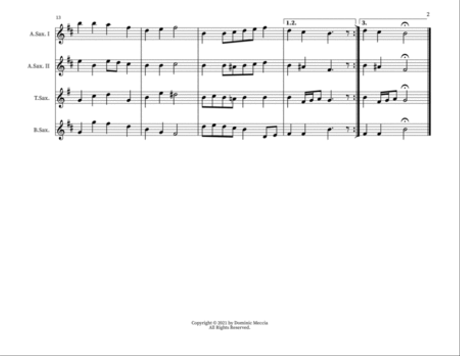 Watchman, Tell Us Of The Night Small Ensemble scores gallery preview page 2
