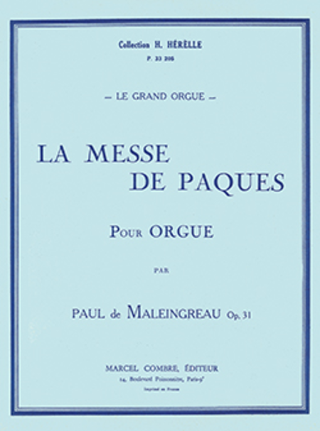 La Messe de Paques Op.31