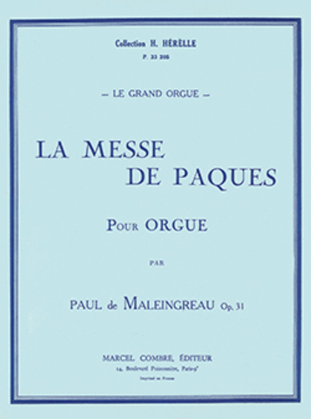 La Messe de Paques Op. 31