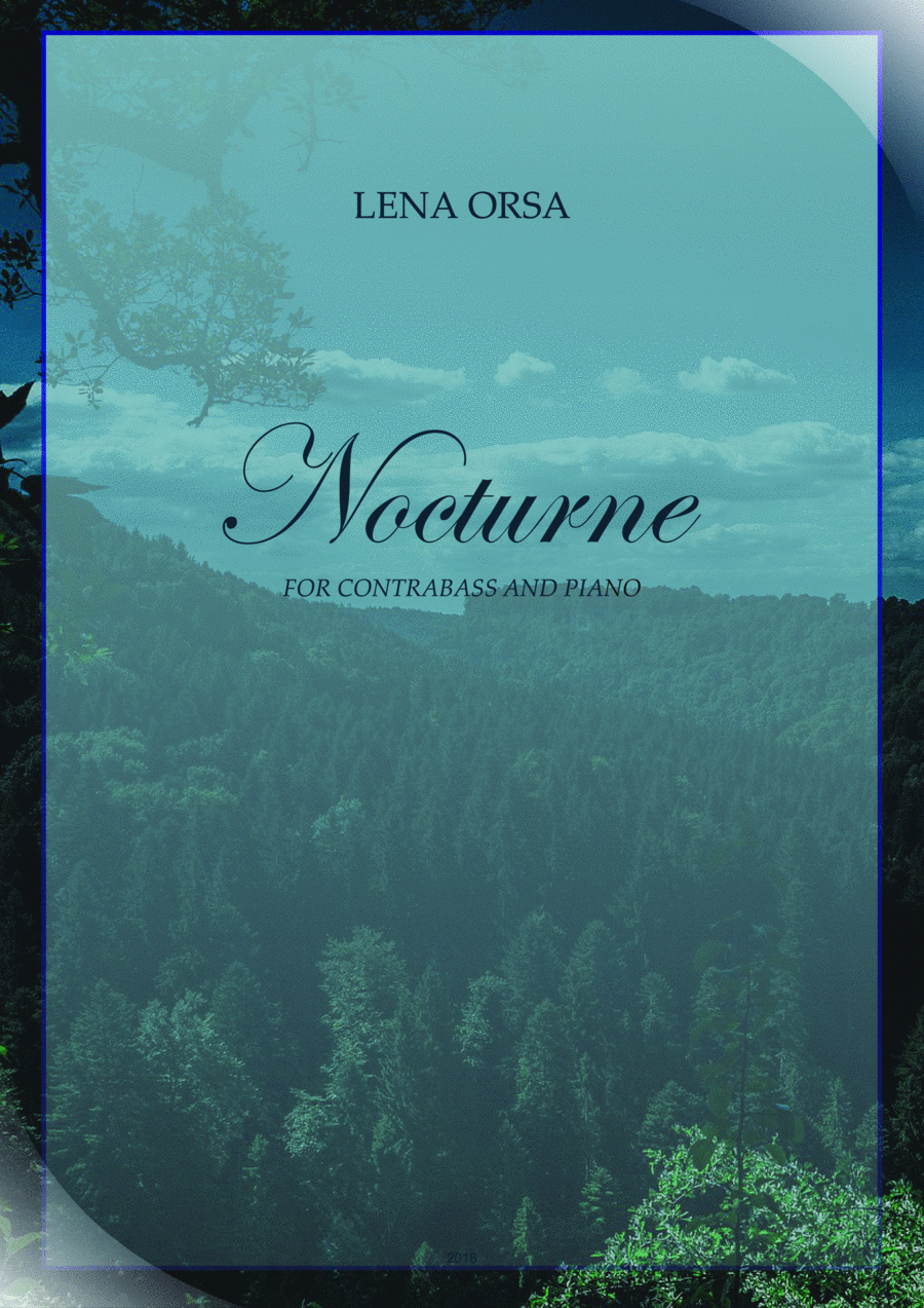 Nocturne for Contrabass and Piano Double Bass scores gallery preview page 1