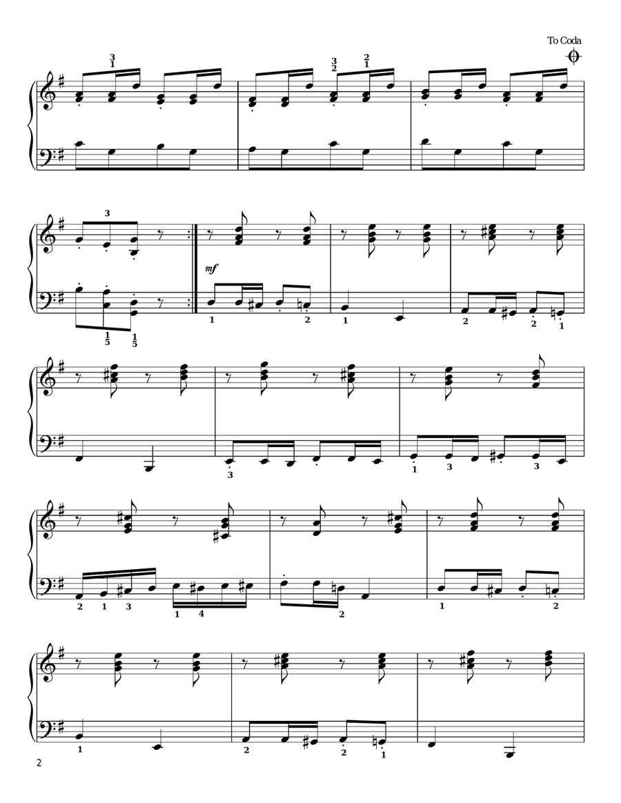 Russian Dance (Trepak) (from The Nutcracker) Voice scores gallery preview page 2