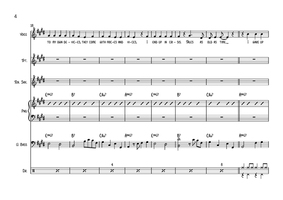 Anti-Hero Jazz Ensemble scores gallery preview page 4