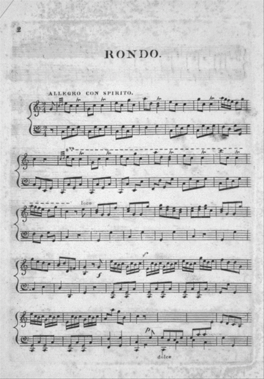 The Tartarian Rondo for the Piano Forte