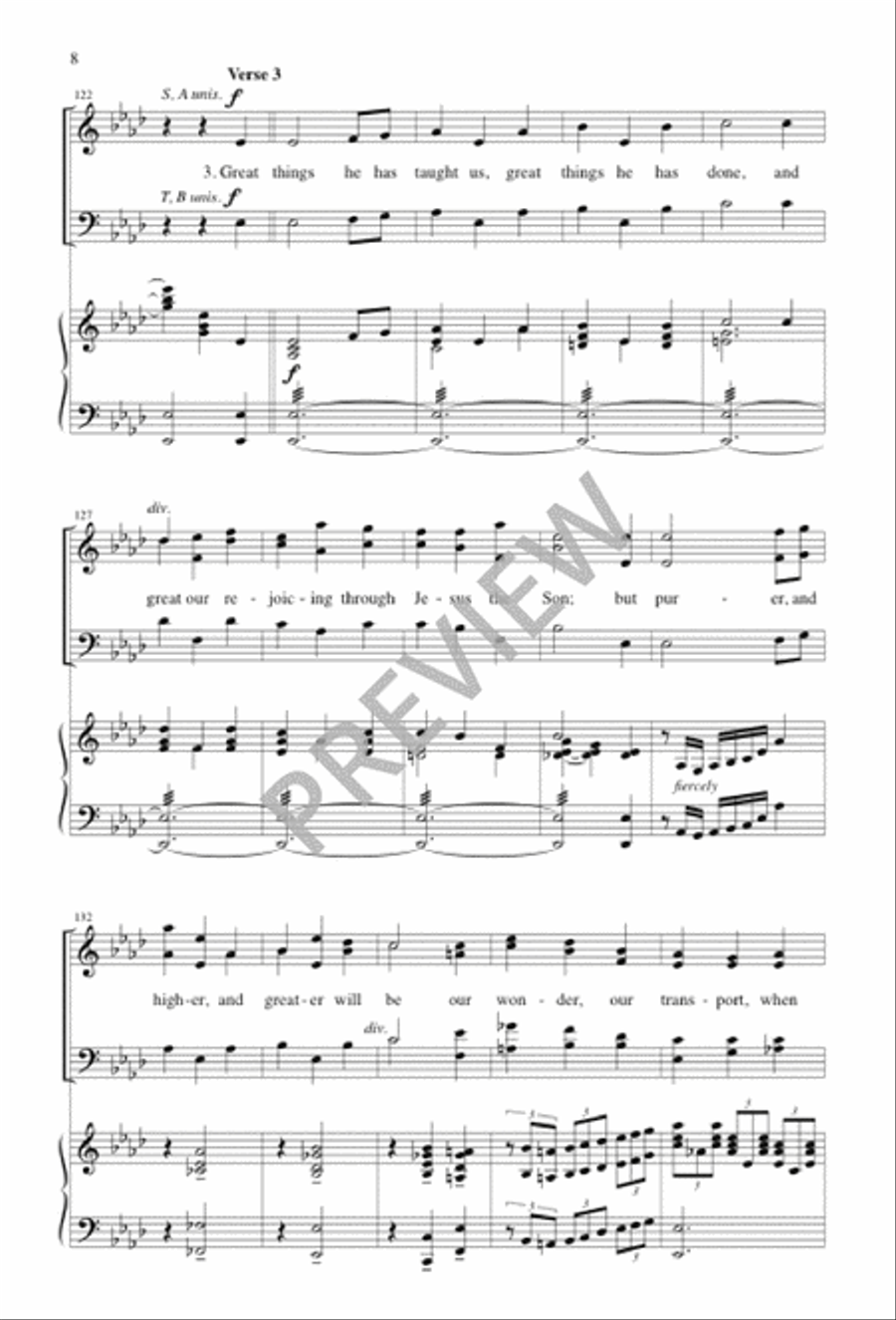 To God Be the Glory 4-Part scores gallery preview page 8