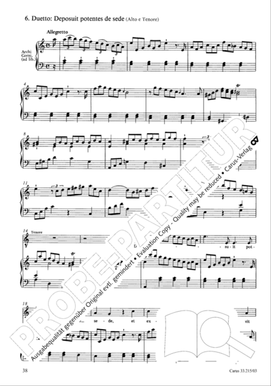 Magnificat Magnificat 4-Part scores gallery preview page 39