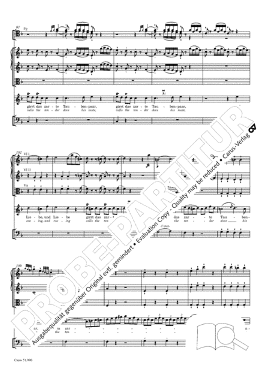 The Creation (Die Schopfung) 4-Part scores gallery preview page 151