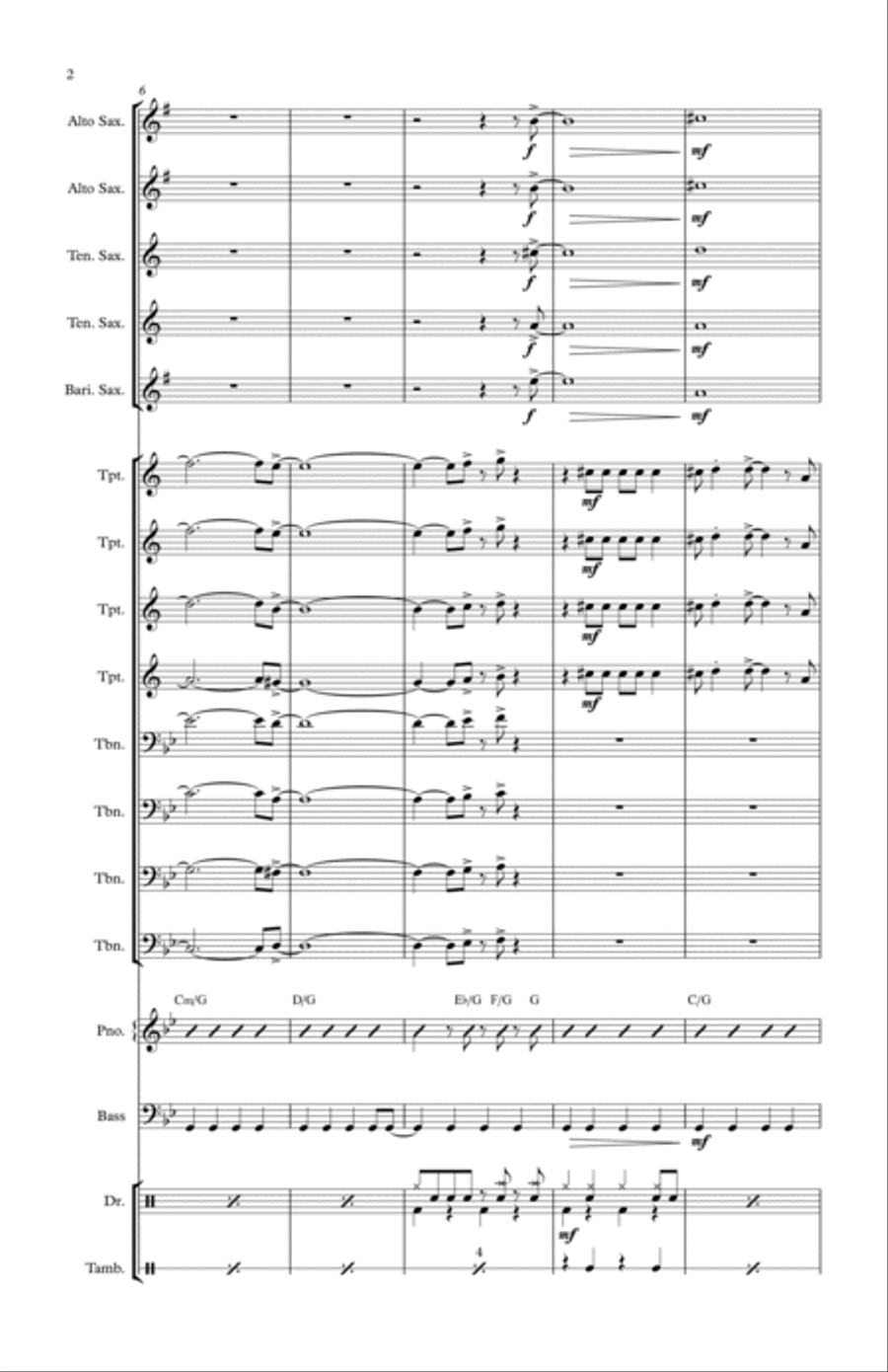 I'm Still Standing I'm Still Standing Jazz Ensemble scores gallery preview page 2