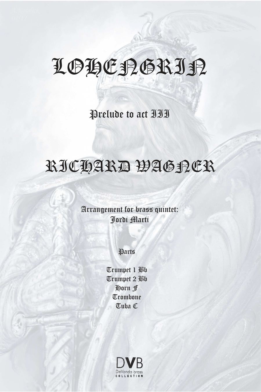 Lohengrin -prelude to act III Brass Quintet scores gallery preview page 2