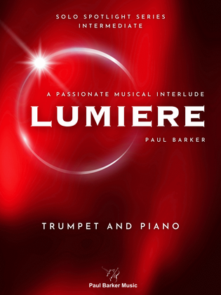 Book cover for Lumiere (Trumpet & Piano)