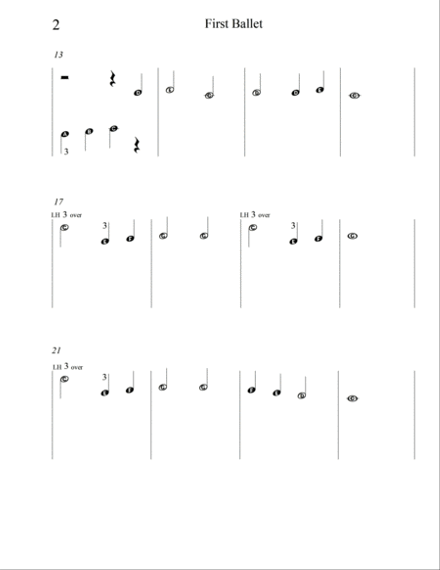 First Ballet Piano Method scores gallery preview page 2
