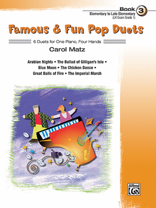 Book cover for Famous & Fun Pop Duets, Book 3