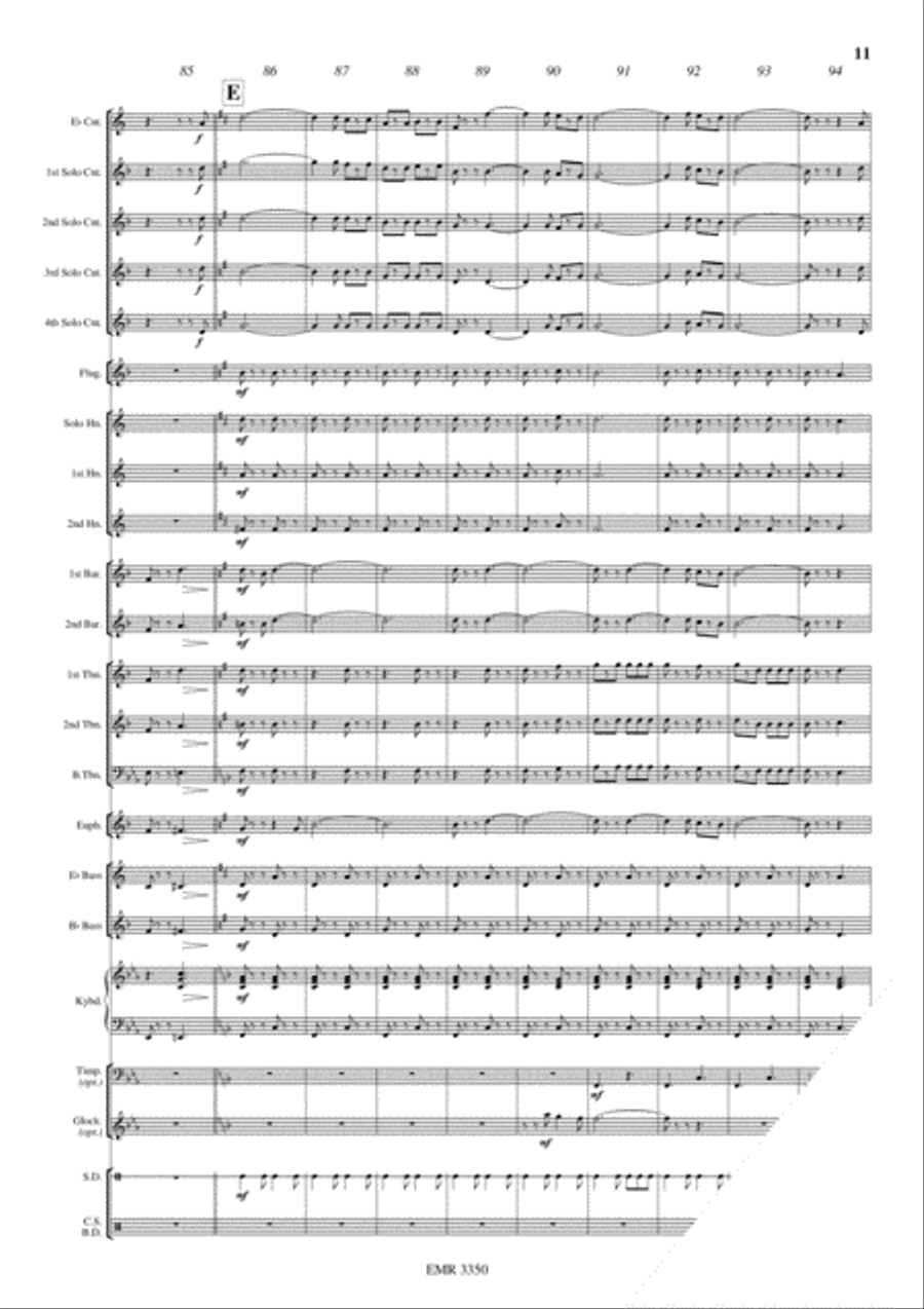 Funiculi Funicula Funiculi Funicula Brass Band scores gallery preview page 12