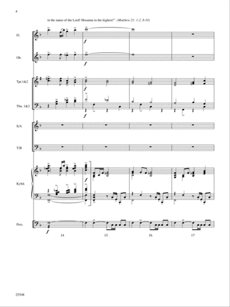 Passion of the Palms Choir scores gallery preview page 5