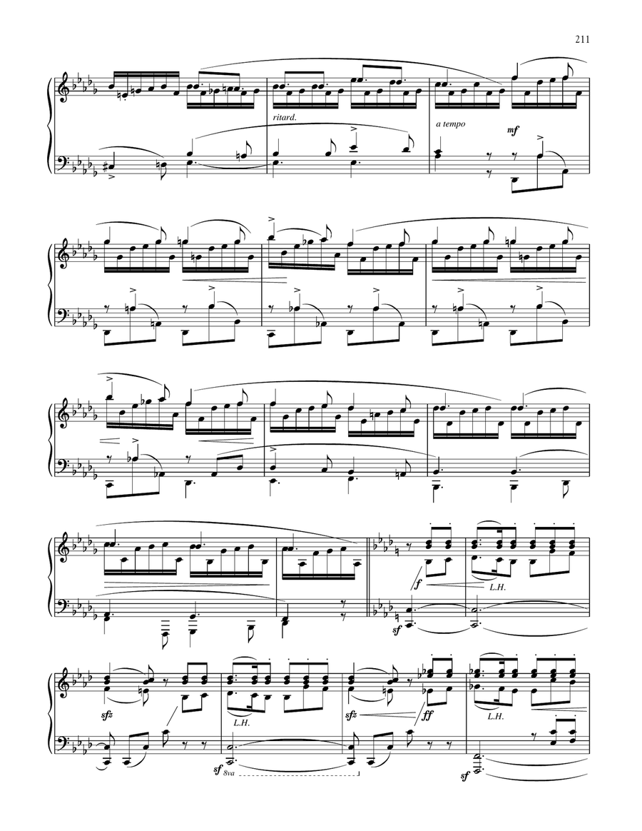 Soaring (Aufschwung), Op. 12, No. 2 Piano Solo scores gallery preview page 3