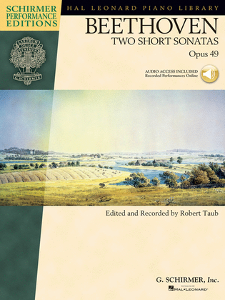 Book cover for Beethoven – Two Short Sonatas, Opus 49