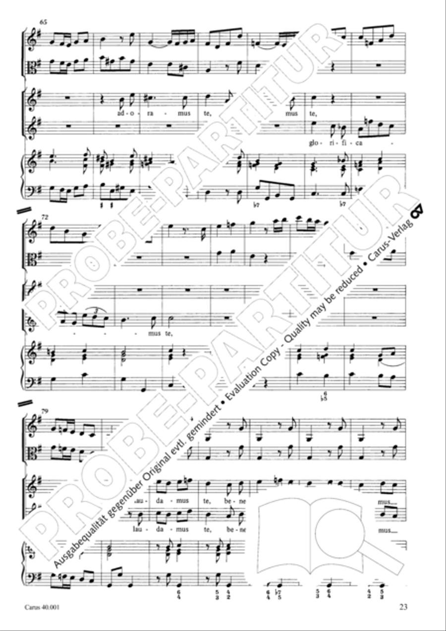 Gloria in D SSA scores gallery preview page 30