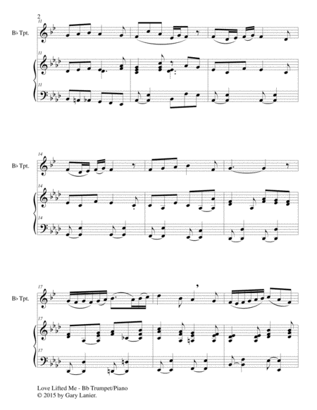 GOSPEL HYMNS, Set III & IV (Duets - Bb Trumpet and Piano with Parts) image number null