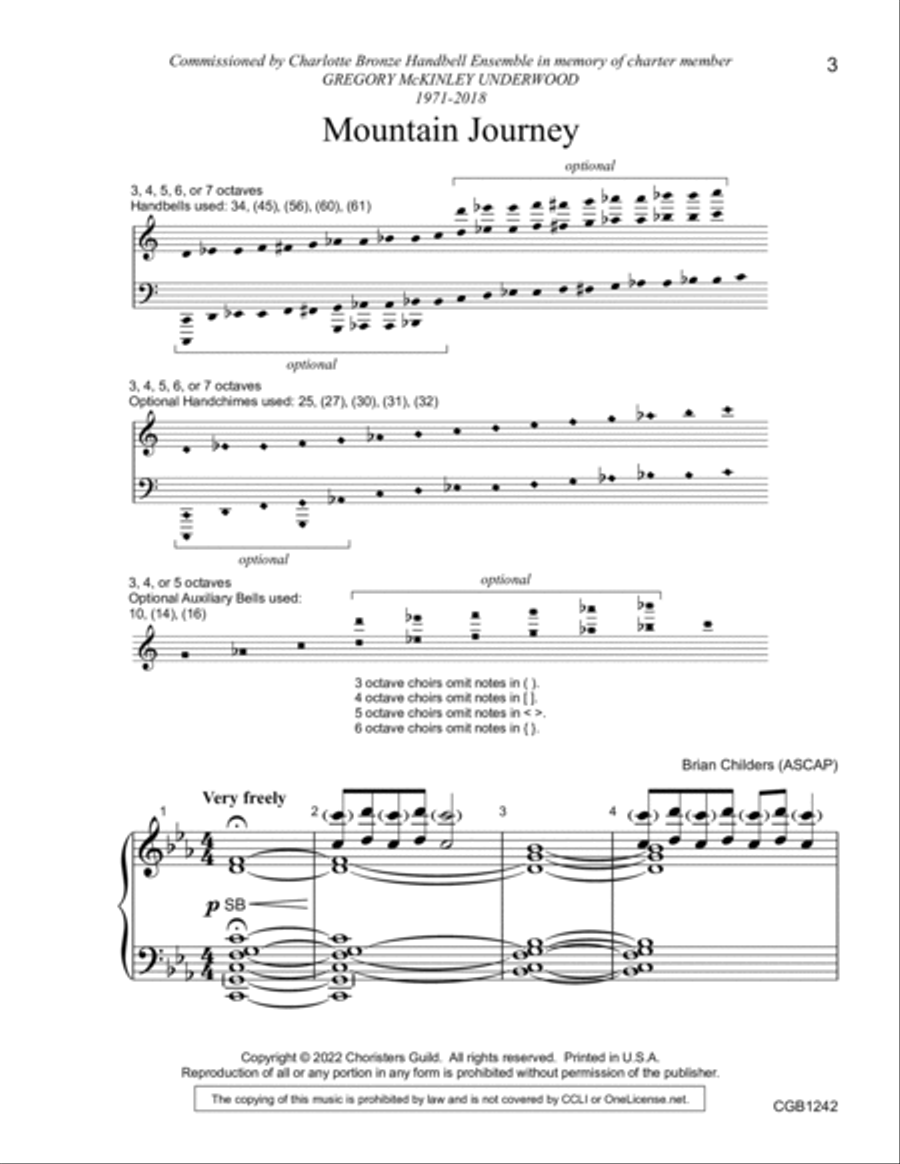 Mountain Journey 5-Octaves scores gallery preview page 3