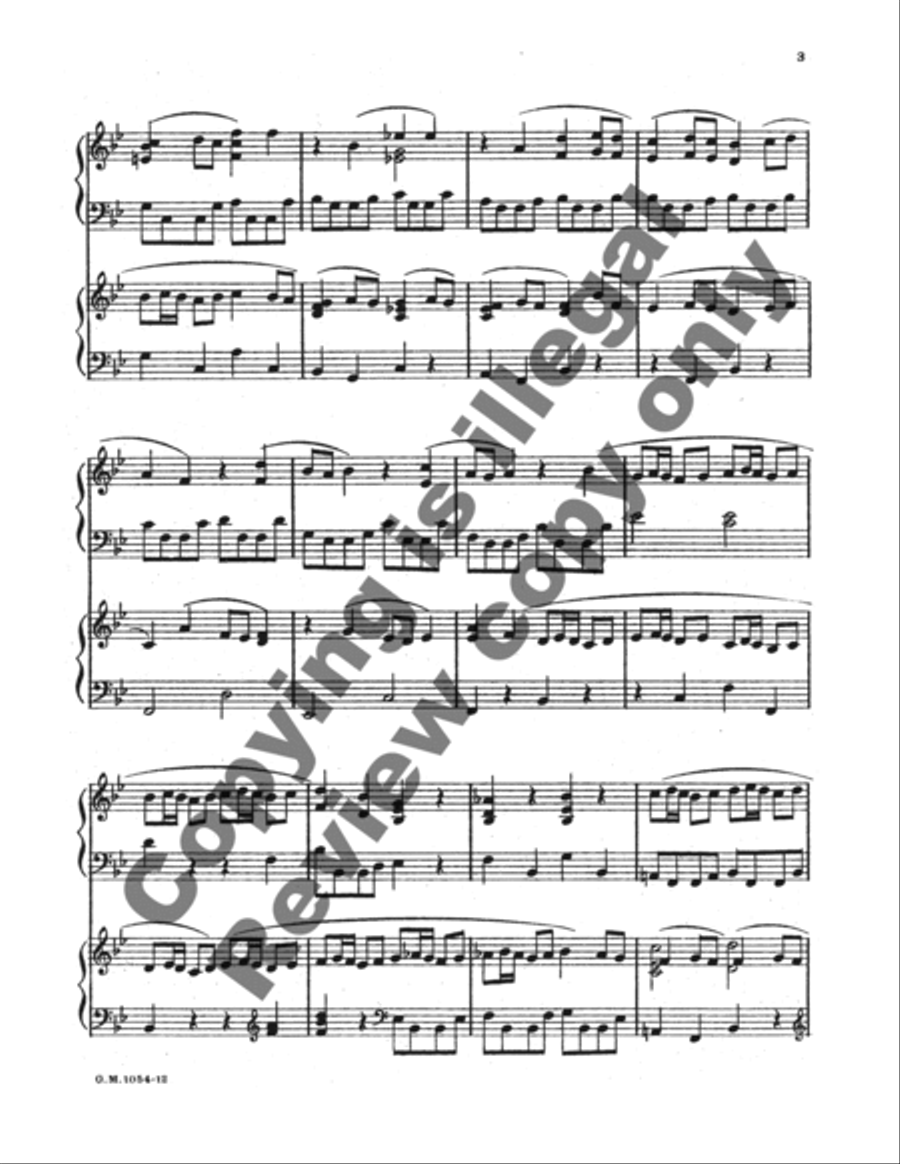 Wir eilen mit schwachen, doch emsigen Schritten Piano Duet scores gallery preview page 9