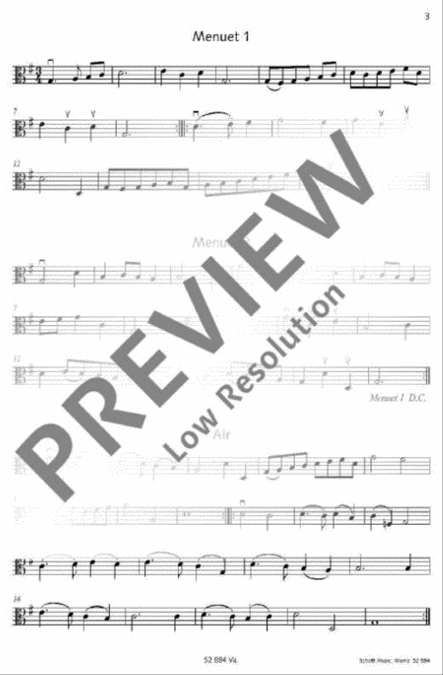 Suite G major Cello scores gallery preview page 20