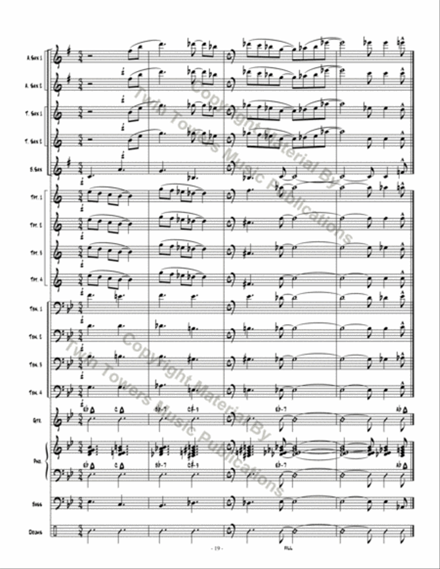 Dark Obsedian Dark Obsedian Jazz Ensemble scores gallery preview page 19