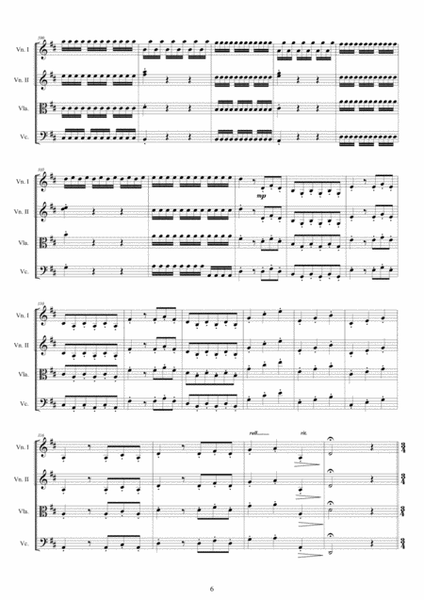 Vivaldi - Concerto No.11 in D major Op.4 RV 204 for String Quartet image number null