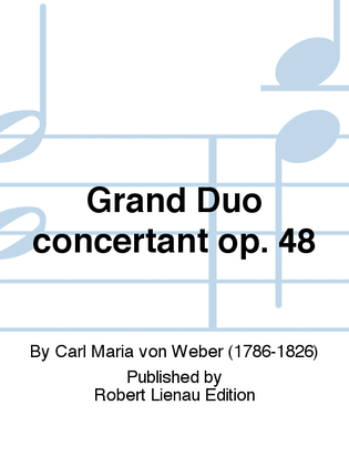 Book cover for Grand Duo concertant Op. 48