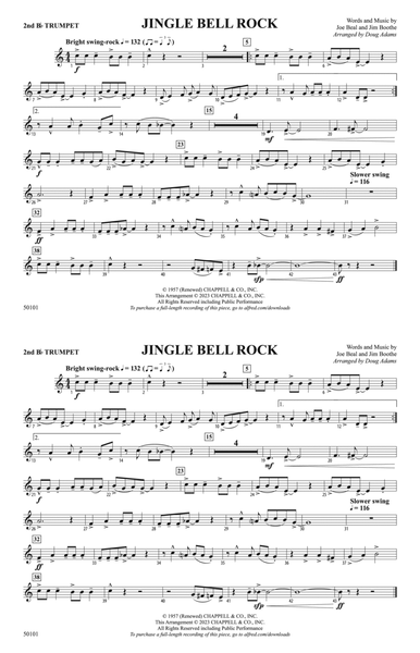Jingle Bell Rock: 2nd B-flat Trumpet