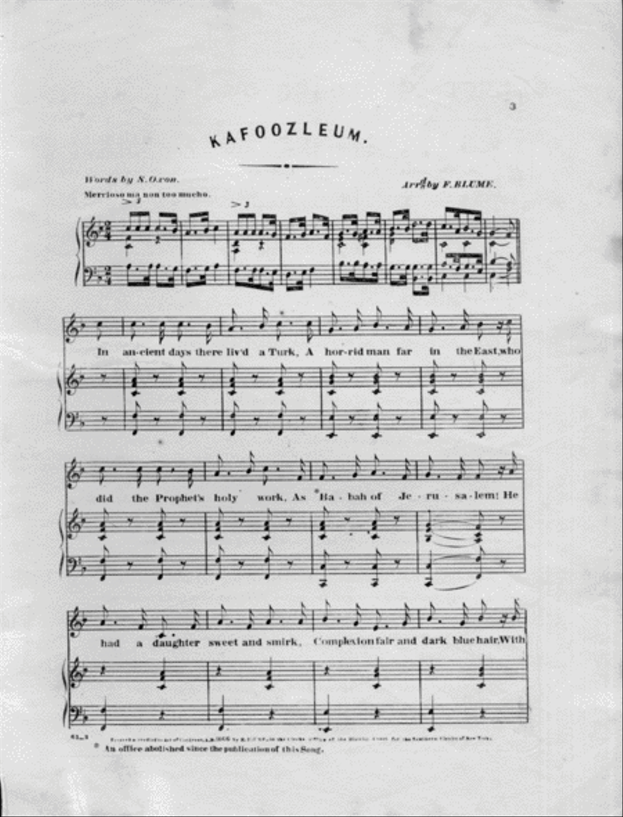 The Great Comic Songs of Ka-Foozle-Um Voice scores gallery preview page 2