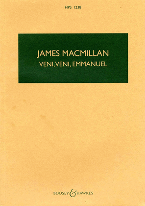 Book cover for Veni Veni Emmanuel Study Sc