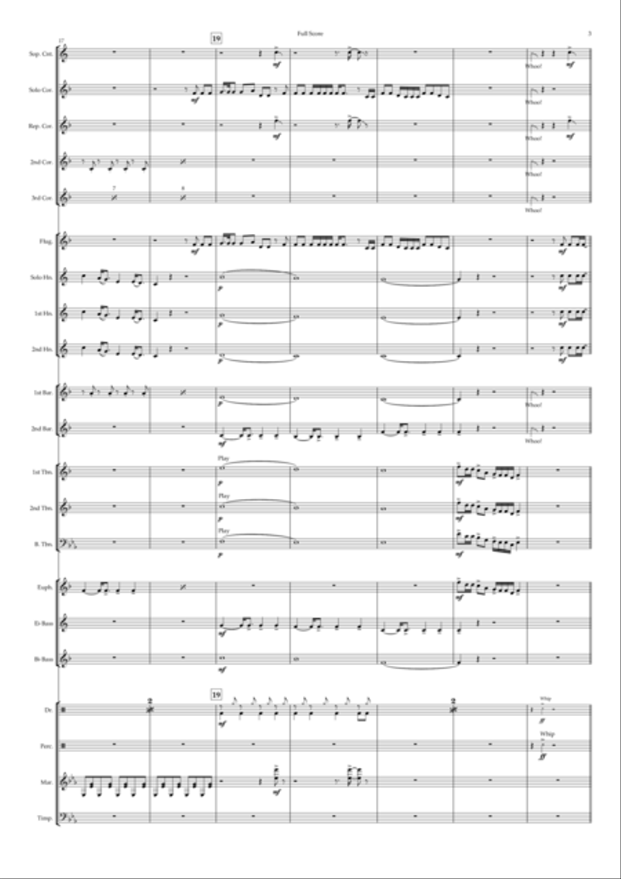 Texas Hold 'em Brass Band scores gallery preview page 3