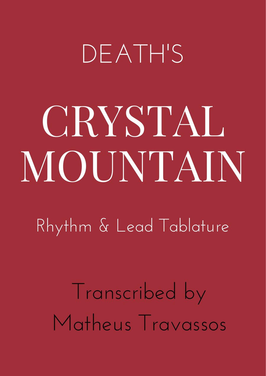 Crystal Mountain Guitar Tablature scores gallery preview page 1