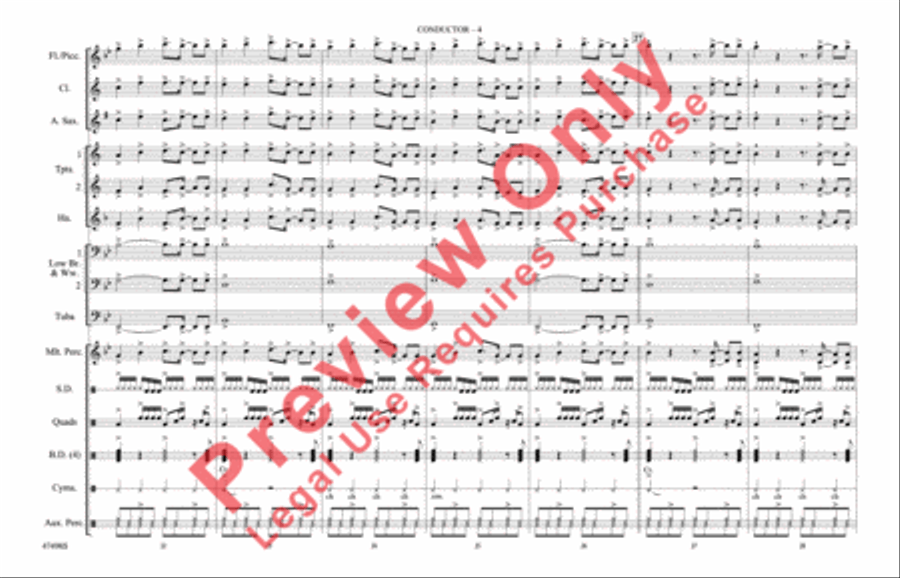 Girls Like You Marching Band scores gallery preview page 5