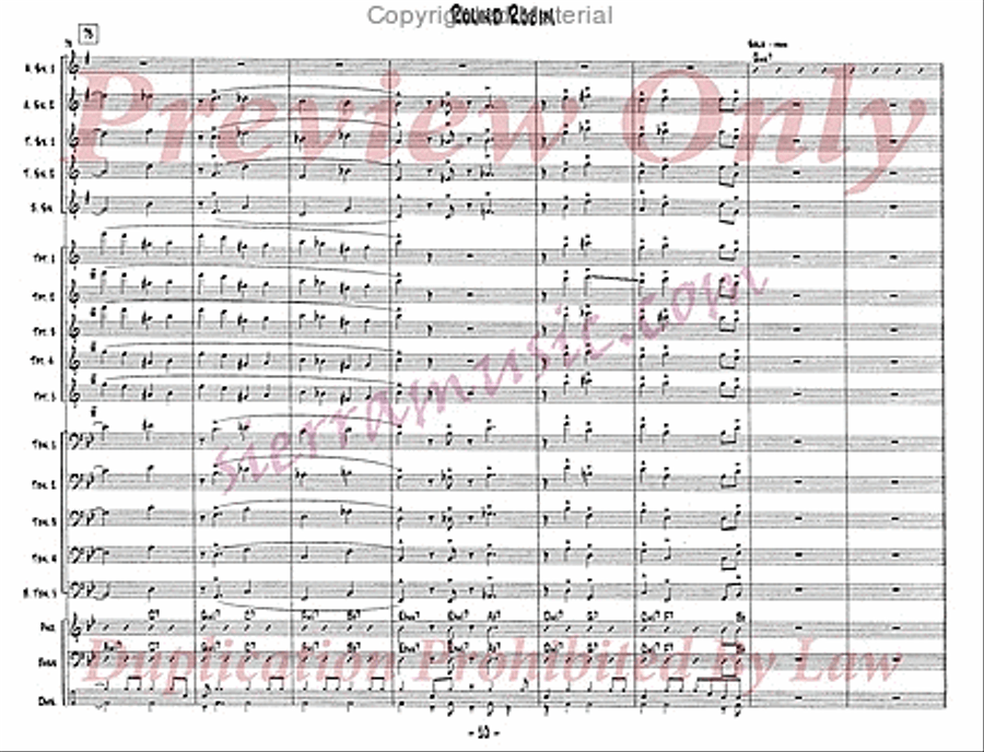 Round Robin Jazz Ensemble scores gallery preview page 11