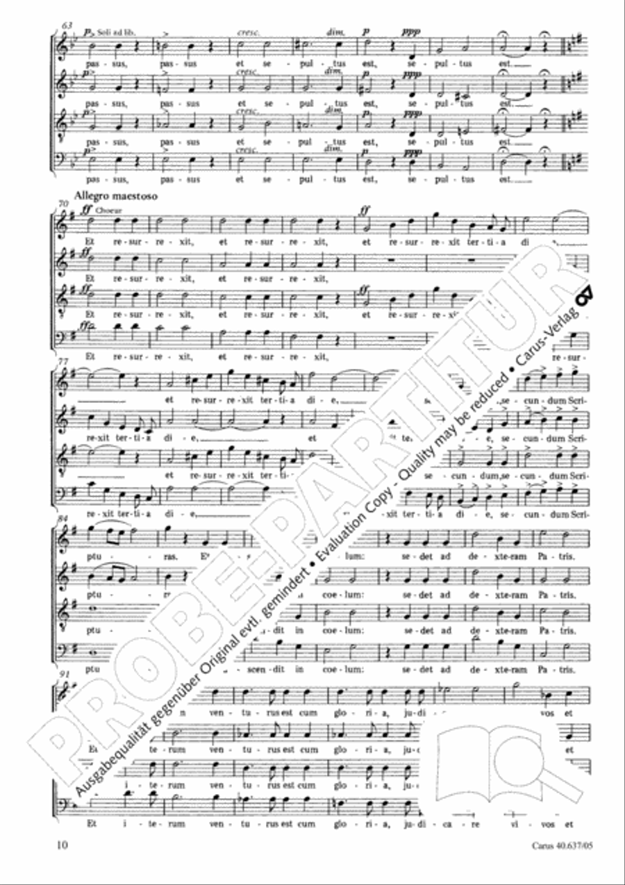 Messe breve no. 6 aux cathedrales 4-Part scores gallery preview page 11