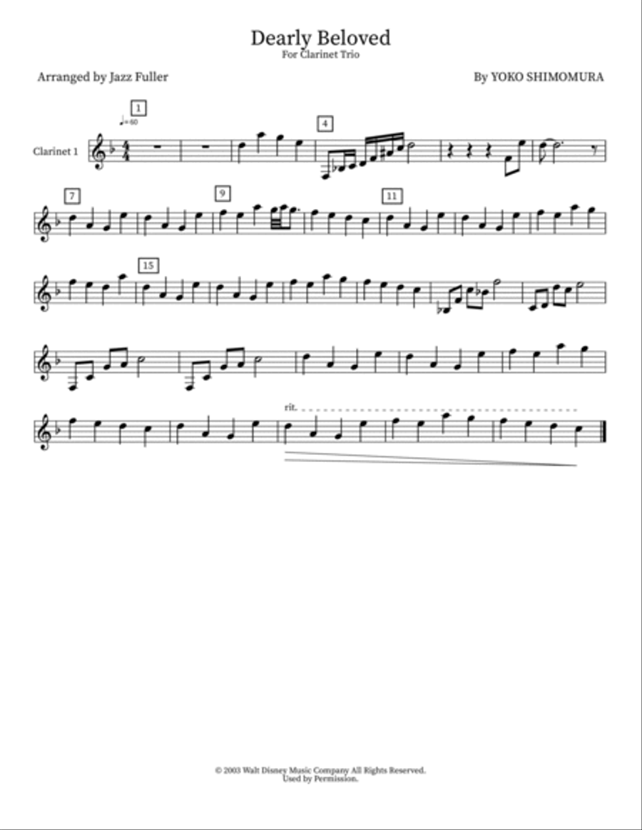 Dearly Beloved Small Ensemble scores gallery preview page 3
