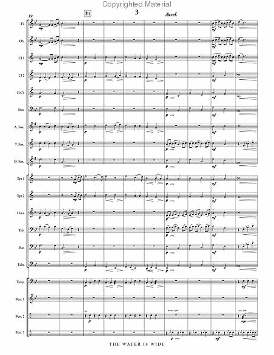 The Water is Wide The Water is Wide Concert Band scores gallery preview page 4