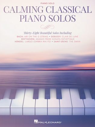Book cover for Calming Classical Piano Solos