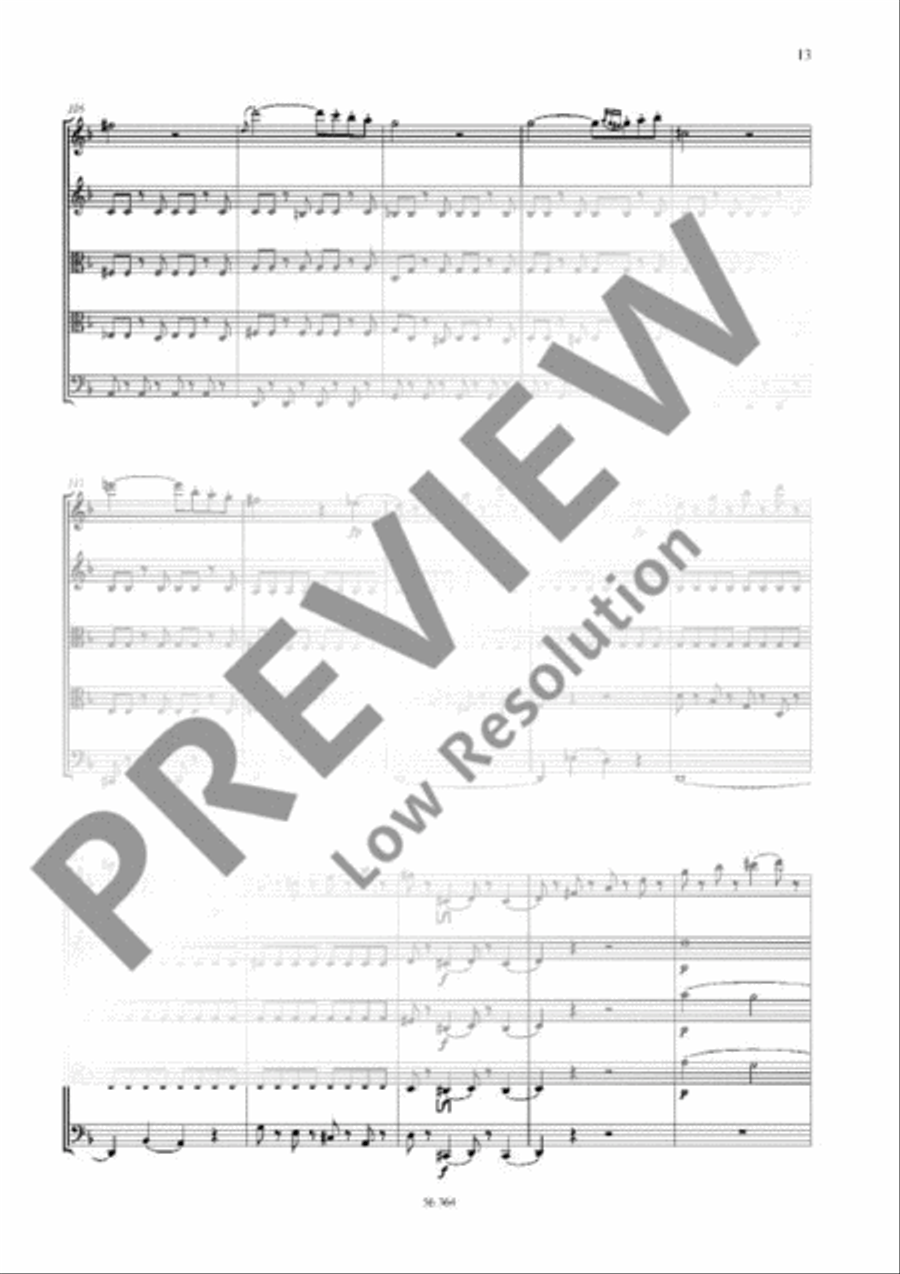 String Quintet F major String Quintet F major String Quintet scores gallery preview page 13