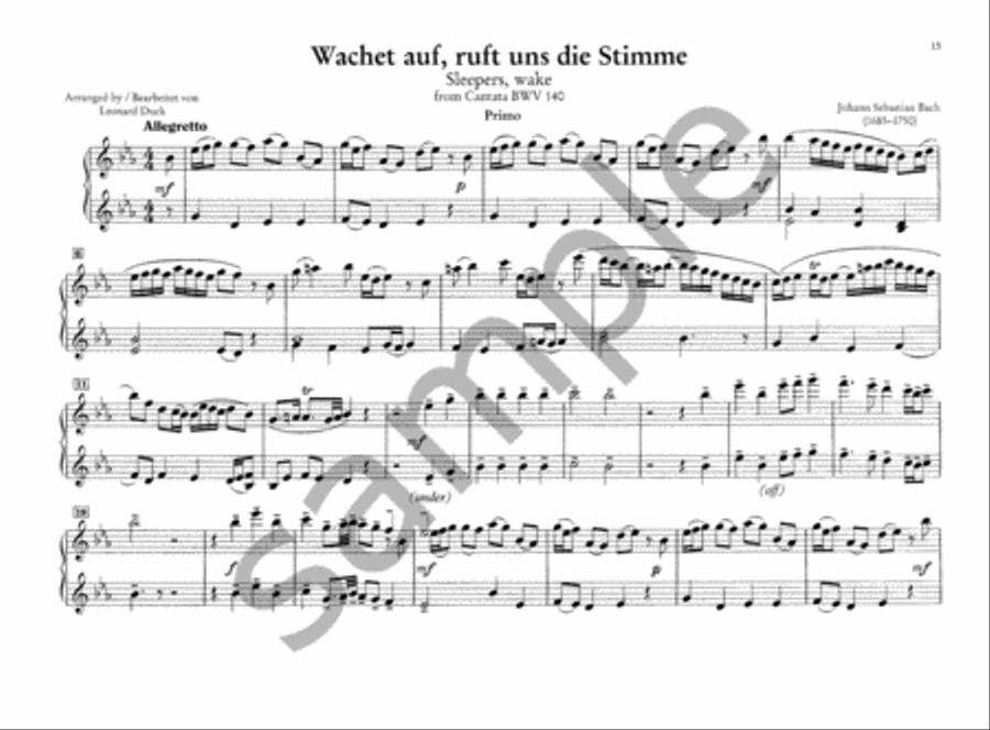 Three Popular Piano Duets Piano Duet scores gallery preview page 6