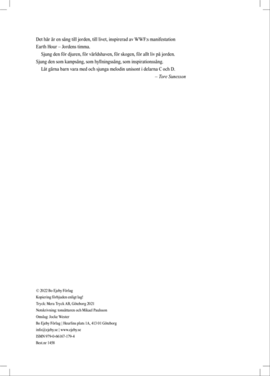 Jordens timma Jordens timma 4-Part scores gallery preview page 2