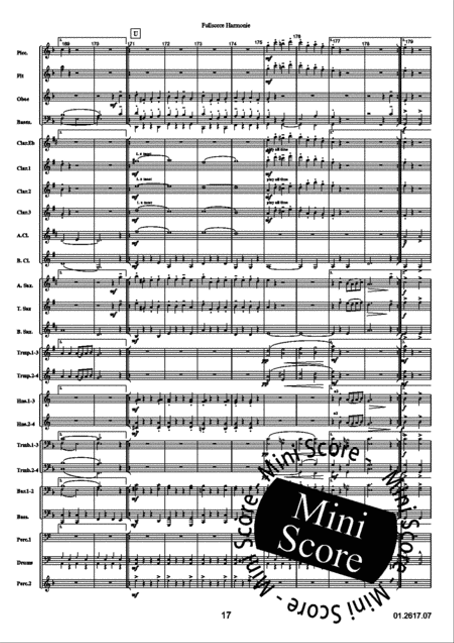 For Fans Only Concert Band scores gallery preview page 21