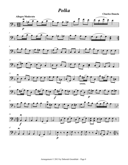 Polka Trios for Strings - Cello A