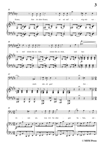 Schubert-Der Kampf,Op.110,in c sharp minor,for Voice&Piano image number null