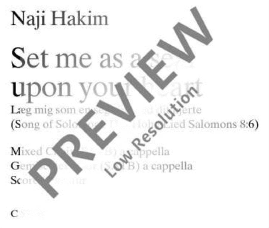 Set me as a seal upon your heart A Cappella scores gallery preview page 2
