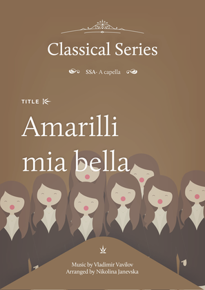 Book cover for Amarilli mia bella