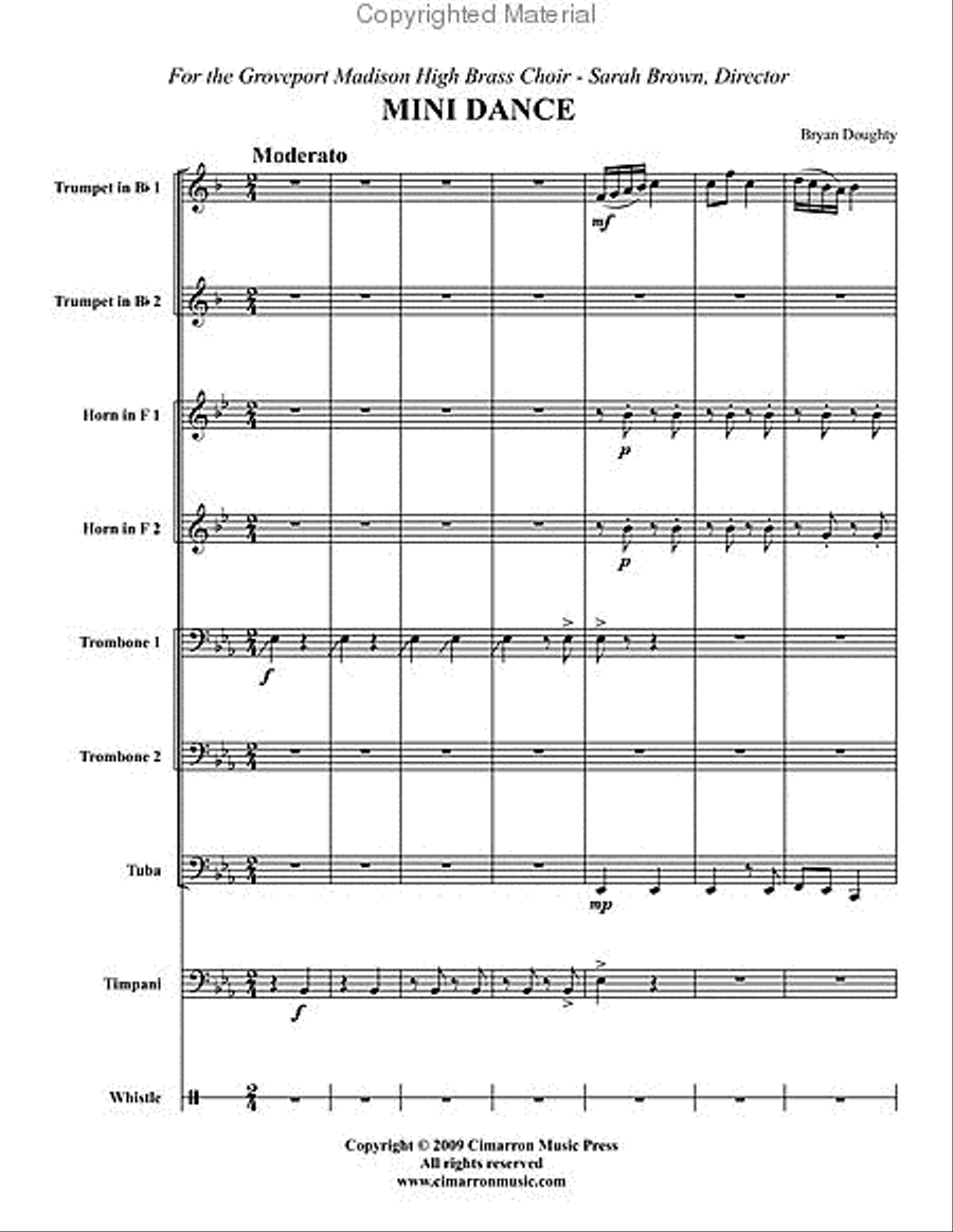 Mini Dance Large Ensemble scores gallery preview page 2