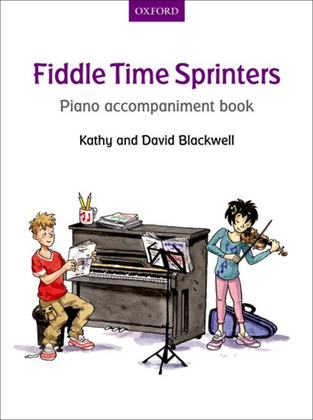 Book cover for Fiddle Time Sprinters, piano accompaniment